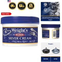 Cleaner and Polish Cream, 8 Ounce, Gently Clean and Remove Tarnish for Jewelr…