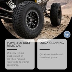 Iron Eraser Rust Remover Spray, Car Wheel Paint Brake Dust Fast Cleaner 120ML US
