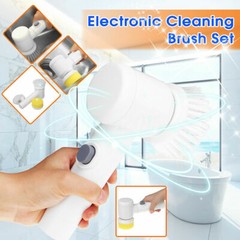 5in1 Multifunction Electric Cleaning Brush Bathroom Window Cleaner Scrubber Tool