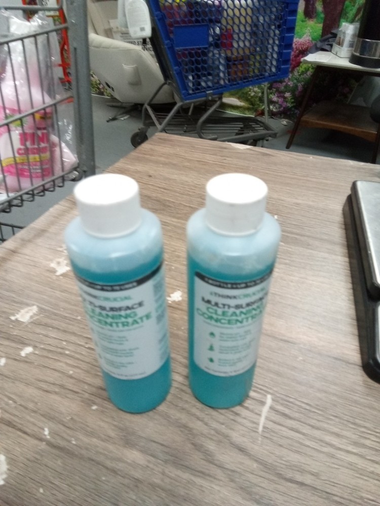 2 Pkg Thinkcrucial Multi Siurface Cleaning Concentrate 6 Fl Oz 471 Dt