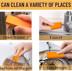 Limescale eraser bathroom glass rust remover rubber eraser,kitchen cleaning tool