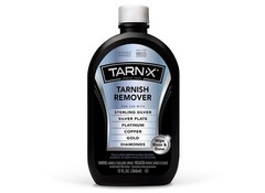 Tarnish Remover, 12 oz Bottle, Liquid, Slightly Acidic, Crystal Water White
