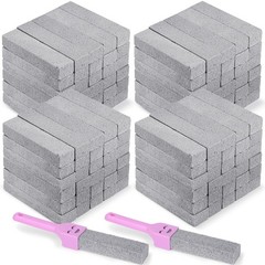 70 Pcs Pumice Stone for Toilet Cleaning with 2 Handles Bowl Ring Remover