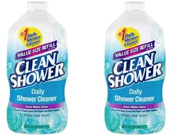 2 Set / Clean+Shower++No+Scent+Basin+Tub+and+Tile+Cleaner++60+oz.+Liquid