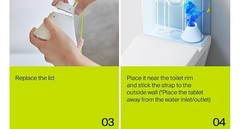 In-Tank Toilet Cleaner Bottle, Automatic Toilet Bowl Cleaners for Hard Water