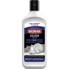 Silver Cream Cleaner 3-In-1, Anti-Tarnish Technology, Safely Clean, Polish, Shin