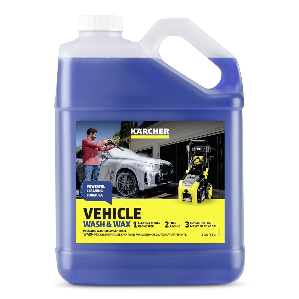 Vehicle Wash and Wax, Pressure Washer Detergent, Cleans Cars, Bikes, Trucks, …