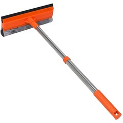 2 in 1 Car Windshield Squeegees w/ 15.3″-23.6″Retractable Stainless Steel Handle