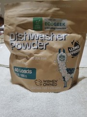 Dishwasher Powder Green Llama 100% Natural Compostable Materials