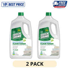 (2 Pack) Quick Shine Multi-Surface Floor Finish, PFAS-Free, Floor Polish 64 oz