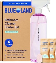 BLUELAND Bathroom Cleaner Starter Set Eucalyptus Mint