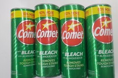 Lot Of 4 Comet Cleanser With Bleach 50% More 21 Oz Scratch Cleaner Free Shipping