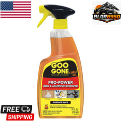 Goo Gone Adhesive Remover Spray Gel 12oz Drip-Free Sticker Glue Residue Cleaner