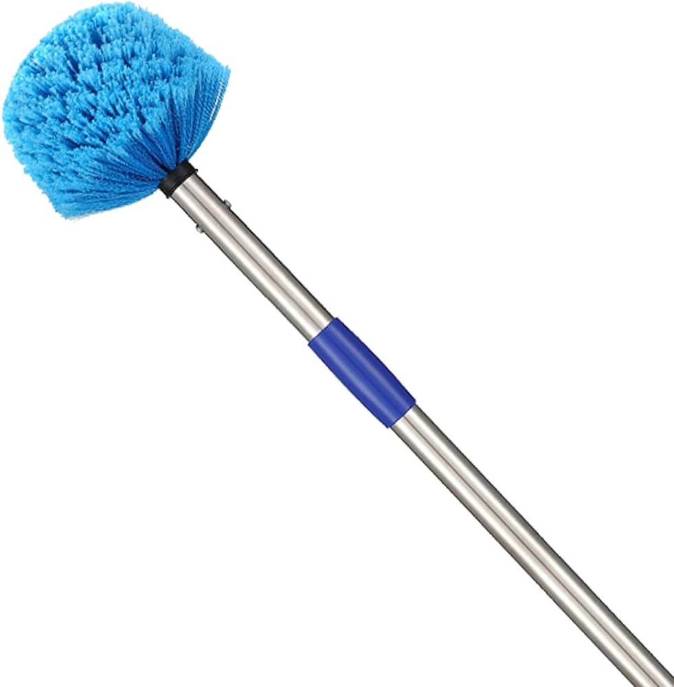 Cobweb Duster with Extension Pole 10 FT Lightweight Stainless Steel Extendab…