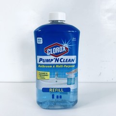 Pump ’N Clean Bathroom Refill CLOROX 24 oz Rain Clean Discontinued NEW Sealed