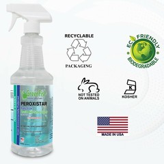 Hydrogen Peroxide All Purpose( Toilet, Carpet,Glass,Stain) Cleaner 32 oz (5x)