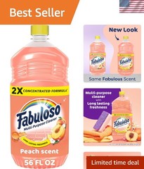 Elevate Your Home with 2X Peach Scent Multi-Purpose Cleaner, 56 fl oz – No Rinse
