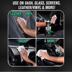 New Car Smell Cleaner & Protect Wipes – Total Interior Care, 2 Pack, Fresh Scent