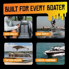 Boat Juice Interior 2in1 Vinyl Boat Seat Cleaner & Ceramic UV Protectant Spra…