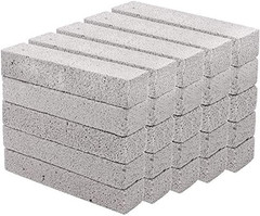 25 Pieces Pumice Stone Toilet Bowl Cleaner, Pumice Scouring Stick Remove Hard Wa