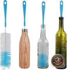 17 Inch Bottle Cleaning Brush Long Handle Narrow Neck Wine Beer Thermos