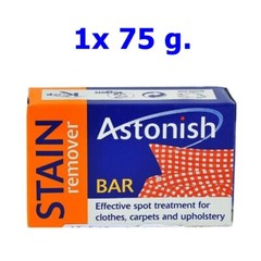 Astonish Stain Remover Bar Clothes Carpet Upholstery Pre Laundry Fabric 75g.