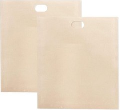 2Pcs Toaster Bags,Grilled Cheese Sandwiches Baked Toast Food Bags,Nonstick