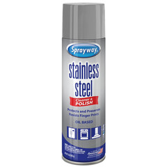 Sprayway Stainless Steel Cleaner and Polisher (15 oz, 6 pk.), SEALED