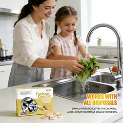 24 PCS Garbage Disposal Cleaner Tablet Deodorizer Citrus Sink Odor Eliminator