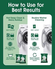 Pet Hair Dissolver for Washing Machine Cleaner, Hair Dissolving Laundry Deter…