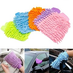 Easy Microfiber Car Kitchen Household Wash Washing Cleaning Glove Mit New