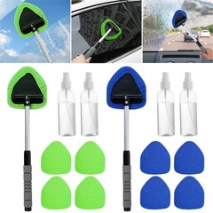 Windshield Cleaning Tool Kit Car Window Glass Wiper Cleaner Brush Pad Extendable