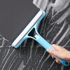 Household multi-function glass scraper cleaning mirror with watering can 3 in1