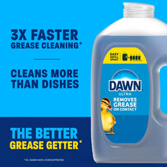 Dawn Platinum Dish Soap Refill Jug Fresh Rain 51.5oz Grease Cleaner