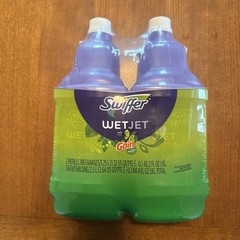 Swiffer WetJet Multi-Purpose Hardwood Cleaner Refill with Gain Scent, 2-Pack
