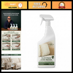 Professional Strength Couch Cleaner & Stain Remover Spray – Pet-Safe, Non-Toxic