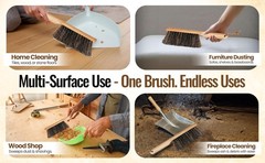Dustpan Bench Woodworking Brushusa 13 Inch Horsehair Brushes Are Used For Counte
