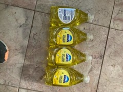 New 4 X 7.5 oz Dawn 50% Less Scrubbing Lemon Scent Dishwashing Liquid