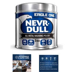 Non-Abrasive Nevr Dull Chrome and Metal Polish – 5 oz for Stainless Steel & More