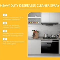 1/2pcs Clean Kitchen Oil Stains Spray, Kitchen Heavy Oil Cleaning Agent 120ml