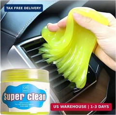 Car Cleaning Gel, Reusable Vehicle Air Vent Crevice Detailing Putty, Automotive