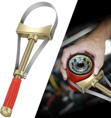 Adjustable Heavy Oil Filter Wrench for Trucks and Excavators, 9-15 cm Diameter