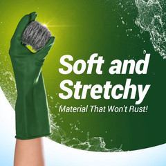 Stainless Steel Scrubbing Sponges – 1-Pack (1 Set of 3 = 3 Pieces) – Heavy Duty
