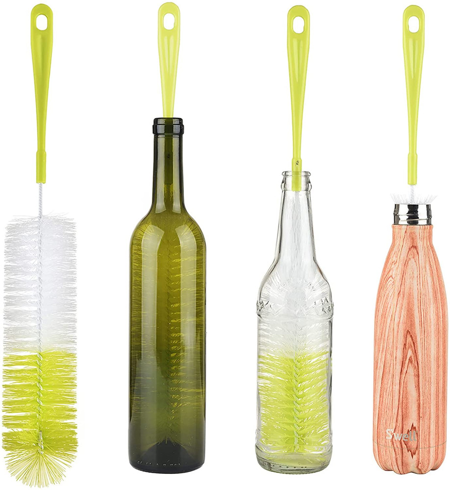 ALINK 16 Inch Long Bottle Brush Cleaner for Washing Wine/Beer/Sport Well/Thermos