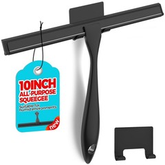 Shower Squeegee for Glass Doors, Tile Walls, Mirrors and Windshields