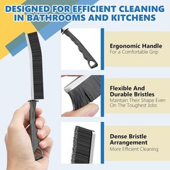 6 PCS Crevice Cleaning Brush Multifunctional Hard Bristle Crevice Cleaning Brush
