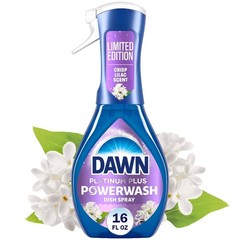 Powerwash Spray, Dish Soap, Dishwashing Liquid, Crisp Lilac, 1 Starter Kit, 16