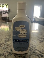 Corningware Cleaner & Conditioner 8oz, Blue Label Polish Corelle Pyrex Old Stock