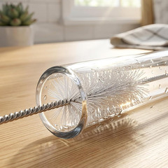 10 Pack 12″ Extra Long Straw Cleaning Brushes 0.4″ Nylon Bristle Tumbler Tube Cl