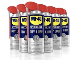 6X WD-40 Specialist Dry Lube w/ PTFE Dirt Dust Corrosion Resistant 10 Oz